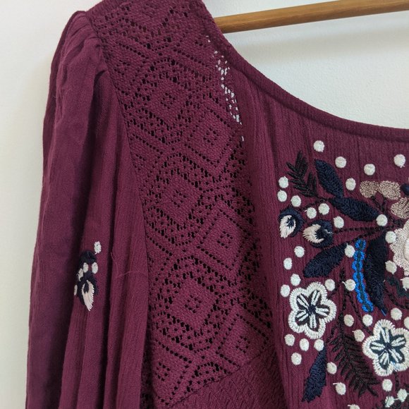 Free People | Mohave Embroidered Woven Mini Dress - Picture 8 of 10